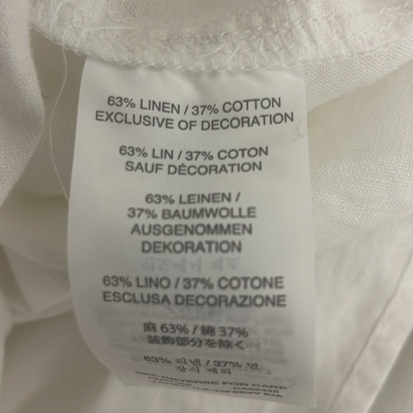 J. Crew White Top with Blue and Red Embroidery - Picture 7 of 7